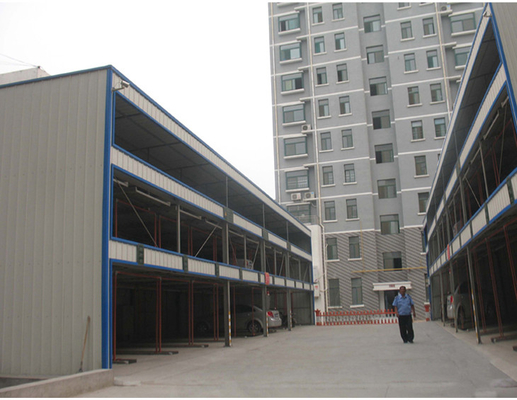 الصين 2-6 طوابق مركز وقوف السيارات معدات المرآب تصميم الهيكل الصلب لموقف السيارات المزود