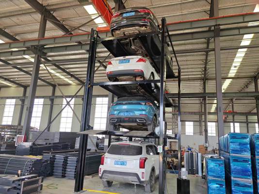 الصين مصعد وقوف السيارات من أربعة مستويات / مصعد تخزين 4 سيارات / مصعد وقوف السيارات لـ 4 سيارات / عمود وقوف السيارات / مرآب وقوف السيارات الرباعي المزود