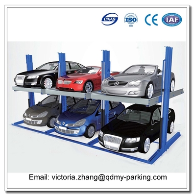 الصين للبيع! 1 + 1 مصاعد وقوف السيارات الرأسية للمركبات 2 نظام وقوف السيارات الهيدروليكي المزود