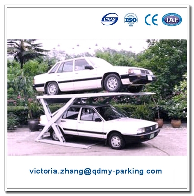 الصين 2 مستوى مزدوج موقف السيارات المصعد المحمول للسيارات مقص الرفع المزود