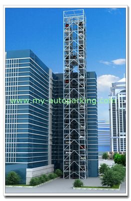 8-30 طوابق معدات وقوف السيارات ثلاثية الأبعاد أوتوماتيكية بطاقة ذكية نظام وقوف السيارات البرج