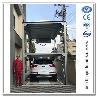 2 أو 3 سيارات PLC التحكم في المصعد تحت الأرض / هيدروليك ستاكر معدات مواقف السيارات / تصميم مرآب مواقف تحت الأرض